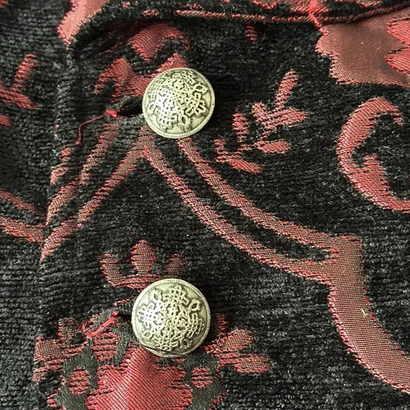 Shrine Aristocrat Vest Steampunk Gothic Tapestry Vest Men’s XL - Picture 8 of 12